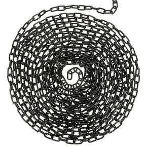 19.7 ft Long Black Chain Link 3/16" Heavy Duty Chain Bulk Decorative Chain for Hanging Hammock Chair Metal Porch Swing Chain Kit Carbon Steel Gate Chain for Outdoor Fence Boxing & Punching Bag in Kuwait