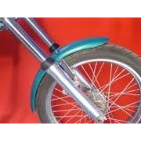 Raw Finish Wide Glide Type Front Fender w/ Chrome Bracket for 19" & 21" Tires in Kuwait