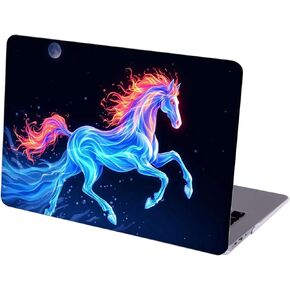 متوافق مع جهاز MacBook Air مقاس 13.6 بوصة، حافظة صلبة مع غطاء لوحة مفاتيح وواقي شاشة (A2681، شريحة M2 / A3113، شريحة M3 / A3240، شريحة M4، إصدار 2022-2025) - Horse MC21001 in Kuwait