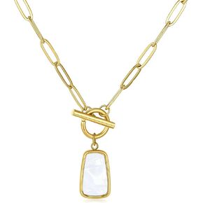 الدكتور هدية الذهب عقدة قلادة قلادة للنساء هندسية قطرة مكتنزة عقد ذهب 14K مطلية بالذهب بيان القلائد in Kuwait