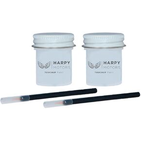 Harpy Motors 1/2oz Touch up Paint Basecoat Clearcoat with Brush Compatible with 2005-2016 Mercedes-Benz C Class C755 Steel Gray Metallic -Color Match Guaranteed in Kuwait