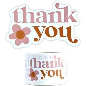 2.4 Inch Big Thank You Stickers 2 Rolls for Small Business 240 Pcs Large Personalized Waterproof Handmade Food Tamper-Proof Self-Adhesive Sealing Sticker Labels for Envelope Gift Bags Baking Packaging in Kuwait