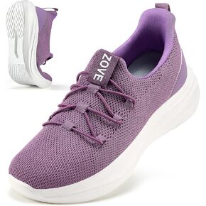 ZOVE Slip On Sneakers Women Hands-Free Walking Shoes Cushion Running Tennis Shoes Comfortable Fashion Sneakers Workout Gym Sports Athletic in Kuwait