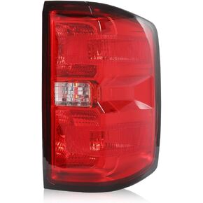 CROSSDESIGN Rear Tail Lights Assembly Red Lens Right Passenger Side Compatible With 2016-2019 Chevy Silverado 1500 2500HD, Fit GMC Sierra 3500HD in Kuwait