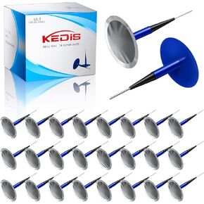 Frienda 24 Pcs Tire Patches Kit 3/8" x 2 3/8" Rubber Tire Repair Patch Mushroom Plug Kit Rubber Puncture Repair Plug for Car Motorcycle Truck Bus in Kuwait