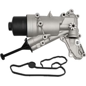 Engine Oil Filter Housing Compatible with GL450 E550 S550 GL550 CLS550 GLS550 E63 E63 S63 G63 ML63 CL63 SL63 GL63 GLE63 GLS63 SLK55 AMG S 2011-2019 Replaced for 2781800710 2781800610 in Kuwait