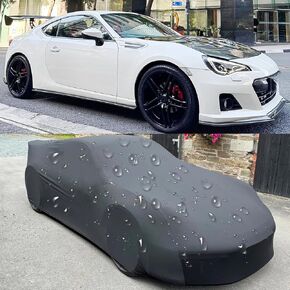 Waterproof Car Cover Compatible with Corvette C4 C5 C6 C7, PU Leather Car Cover Waterproof All Weather, Outdoor Indoor Car Covers Full Exterior Weatherproof Soft Stretch Satin Car Covers in Kuwait
