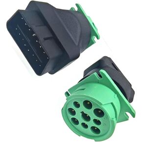 Automotive OBD2 Adapter OBD2 Male to J1939 Female 16-pin to 9-pin Adapter for Volvo in Kuwait