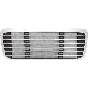 Bumper Grille Compatible with 2002-2022 Freightliner M2 Business Class 100 106 112 Front Grill w/Bug Screen Replacement for 1714787000 A1714787001 Chrome+Painted in Kuwait