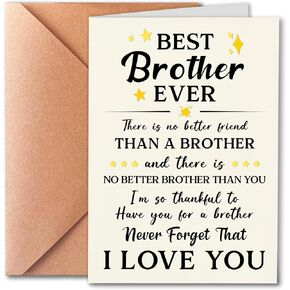 بطاقة عيد ميلاد للأخ، بطاقة عيد ميلاد الأخ من الأخت، عالمية للرجال، تصميم فكاهي. in Kuwait