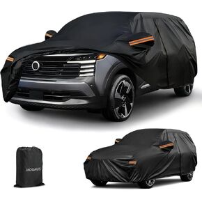 Waterproof Car Cover for 2016-2025 2026 Nissan Kicks, All Weather Custom Fit SUV Covers with Zipper Door, Windproof Bands Cover, Reflective Strip for Snow Rain Dust Cover, Sun UV Protection in Kuwait