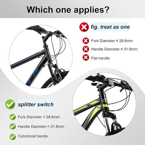 Bike Stem Riser,Adjustable MTB Stem,28.6mm Bike Fork Aluminum Adjustable 150mm,Bike Stem 31.8mm,Adjustable 120 Degree 120mm,Suitable for Mountain Bike, Road Bike, MTB, BMX in Kuwait