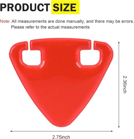 2 PCS Reflective Yield Symbols, High-Visibility Bike Triangle Sign, Night Riding Warning Signs, Safety Reflective Stickers for Bicycles, Mountain Bikes (Red) in Kuwait