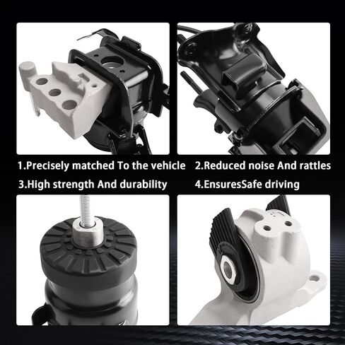 Engine Mount and Trans Mount kit Compatible with 2018-2023 Camry & 2019-2024 ES300H & 2019-2022 Avalon 2.5L L4 Electric/Gas Engine, Replace # A42123 12305F0020 A42126HY 12371F0020 A42125HY A42127 4PCS in Kuwait
