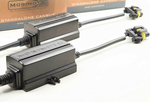 Morimoto CANBUS Standalone Wiring Harness (H4) - Two Error-Cancelling CANBUS Modules, For Use with Any 35W-50W HID Ballast, Fits H4 Style Inputs (H4) in Kuwait