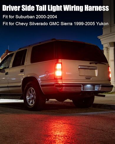 الذيل ضوء الأسلاك تسخير سائق الجانب صالح ل تشيفي سيلفرادو جي إم سي سييرا 1999-2005 الضواحي 2000-2004 استبدال 88986854 in Saudi Arabia