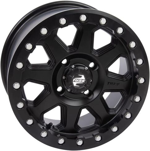 4/110 Tusk Uinta Beadlock Wheel 14x7 5.0 + 2.0 Matte Black For Yamaha Viking VI EPS Ranch Edition 2022-2024 in Saudi Arabia
