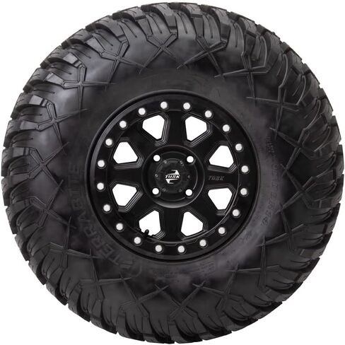 4/110 Tusk Uinta Beadlock Wheel 14x7 5.0 + 2.0 Matte Black For Yamaha Viking VI EPS Ranch Edition 2022-2024 in Saudi Arabia