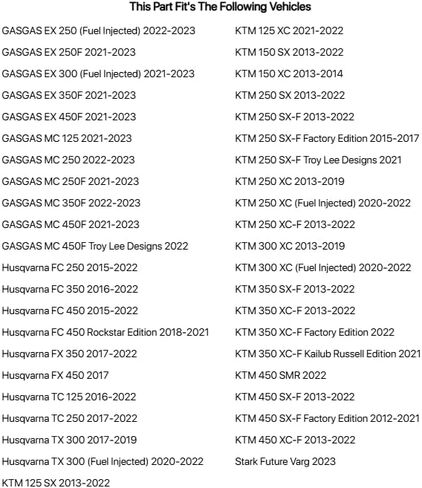 مجموعة ترقية فاصل العجلات الخلفية من Tusk باللون البرتقالي لـ HUSQVARNA FX 350 2017-2022 in Saudi Arabia