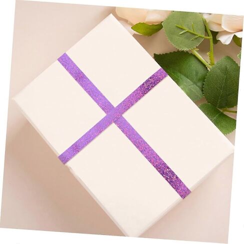 8 لفات من شريط المنشور اللامع اللامع ثلاثي الأبعاد وشريط واشي لتغليف الهدايا، صناعة يدوية، مجلات رصاصة، سجل القصاصات، اللوازم المدرسية، ديكورات الحفلات بتصميمات ملونة in Kuwait