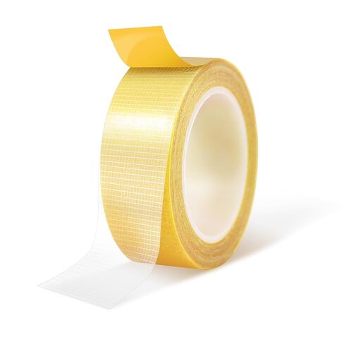 Fabric Tape Double Sided Heavy Duty, 0.8" x 200" Hem Tape for Clothes Pants Dresses Curtain, Removable and Residue Free, No Sew No Iron, High Adhesive in Kuwait