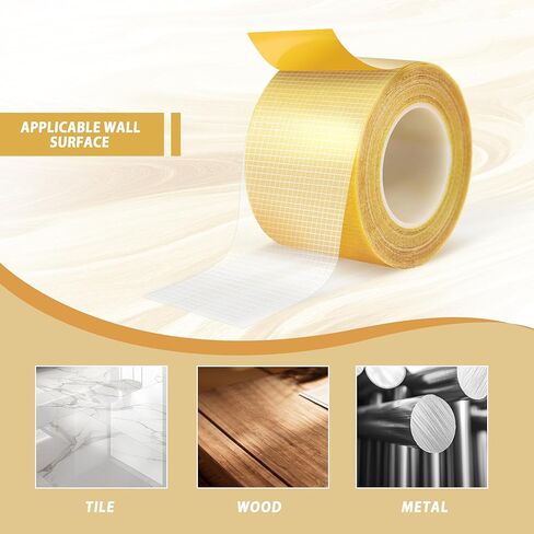 Fabric Tape Double Sided Heavy Duty, 0.8" x 200" Hem Tape for Clothes Pants Dresses Curtain, Removable and Residue Free, No Sew No Iron, High Adhesive in Kuwait