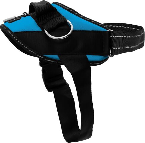 ShawnCo Essential Dog Harness, No-Pull Pet Vest with 3 Leash Clips, No Choke, Reflective, Adjustable and Padded, for Easy Walking and Training for Small, Medium and Large Dogs (Oceanic Blue, S) in Kuwait