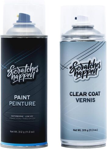 طلاء بخاخ ScratchesHappen متطابق تمامًا - أزرق معدني مضاد للمادة (HX/M7456A/PN4HY) لسيارة Ford - أساسي (طلاء + طبقة شفافة) in Kuwait