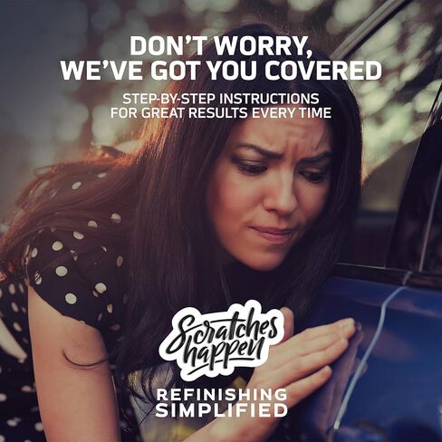 طلاء بخاخ ScratchesHappen متطابق تمامًا - أزرق معدني مضاد للمادة (HX/M7456A/PN4HY) لسيارة Ford - أساسي (طلاء + طبقة شفافة) in Kuwait