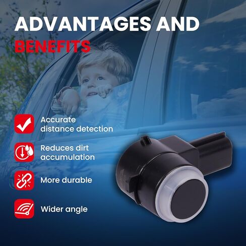 MOCA 4 Parking Assist Sensor Compatible with 2013-2016 for Buick Encore & 2015 for Cadillac ELR & 2011-2016 for Chevrolet Cruze & 2010-2017 for GMC Terrain in Saudi Arabia