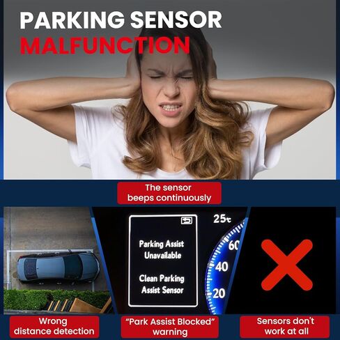 MOCA 4 Parking Assist Sensor Compatible with 2013-2016 for Buick Encore & 2015 for Cadillac ELR & 2011-2016 for Chevrolet Cruze & 2010-2017 for GMC Terrain in Saudi Arabia