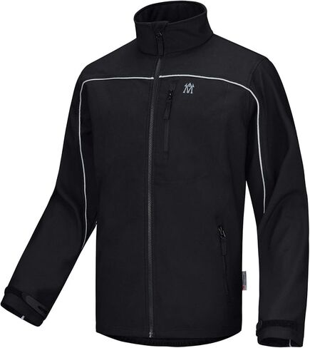 Lesmart Men's Softshell Jacket Outdoors Tactical Combat Outwear Warm Fleece Lining Coat Waterproof Windproof in Saudi Arabia
