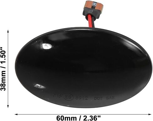 X AUTOHAUX 1 Pair Side Marker Turn Signal Light NO.6C1113K354AA/6C1113K309AA for Ford Ka 1996-2008 for Ford Street Ka 2003-2005 for Ford Fiesta MK III 1989-1996 in Saudi Arabia