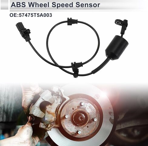 الخلفية اليسرى ABS عجلة السرعة سينور لهوندا صالح سيتي 1.5L 2015-2019 ABS الاستشعار نظام الفرامل المضادة للقفل الاستشعار رقم 57475T5A003 1 قطعة in Saudi Arabia