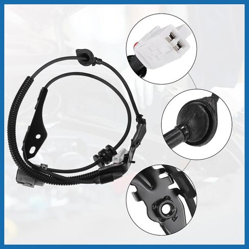 مستشعر سرعة العجلات الخلفية اليسرى واليمنى ABS مناسب لسيارة Toyota Yaris 2008-2012 No.895160D120/895160D110 - حزمة من قطعتين بديلتين in Saudi Arabia