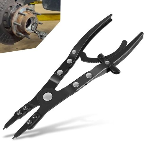 38700 Spindle Snap Ring Pliers 12in Heavy Duty External Snap Ring Pliers with Ratchet Locking Design, Fit for Ford Super Duty Pickups 2007 and Newer in Saudi Arabia