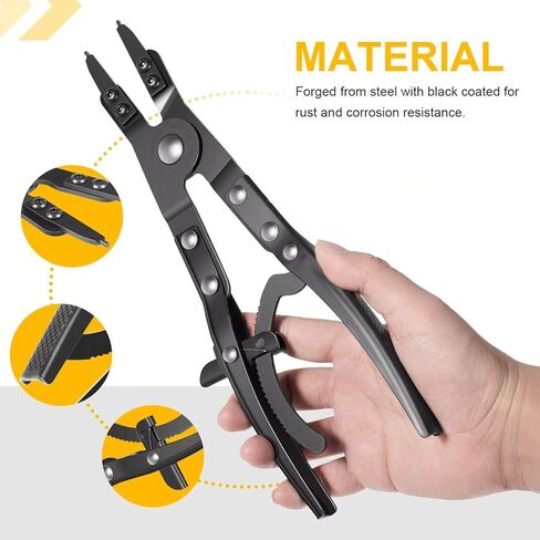 38700 Spindle Snap Ring Pliers 12in Heavy Duty External Snap Ring Pliers with Ratchet Locking Design, Fit for Ford Super Duty Pickups 2007 and Newer in Saudi Arabia