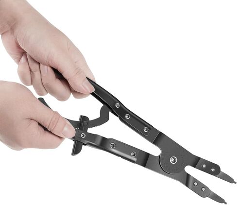 38700 Spindle Snap Ring Pliers 12in Heavy Duty External Snap Ring Pliers with Ratchet Locking Design, Fit for Ford Super Duty Pickups 2007 and Newer in Saudi Arabia