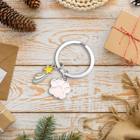 Dog Memorial Gifts for Loss of Dogs Paw Print Cute Keychian Card Passing Away Pet Sympathy Gifts Remembrance Bereavement Memorial Gift for Loss of Dog Grieving Gift for Dogs Lovers Mom Dad Pet Lovers in Kuwait