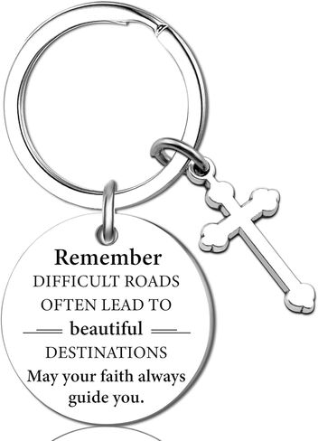 Confirmation Gifts for Teen Boys Girls Baptism First Communion Gifts for Boys Girls Religious Christian Keychain for Women Teenage Confirmation Gift for Women Catholic Birthday Christmas Gift Ideas in Kuwait