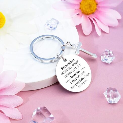 Confirmation Gifts for Teen Boys Girls Baptism First Communion Gifts for Boys Girls Religious Christian Keychain for Women Teenage Confirmation Gift for Women Catholic Birthday Christmas Gift Ideas in Kuwait