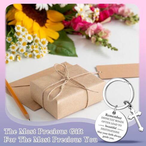 Confirmation Gifts for Teen Boys Girls Baptism First Communion Gifts for Boys Girls Religious Christian Keychain for Women Teenage Confirmation Gift for Women Catholic Birthday Christmas Gift Ideas in Kuwait