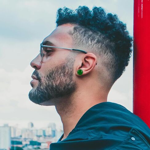 2-4 قطع من أدوات قياس الأذن الزجاجية/الحجرية مجموعة أدوات تمديد الأذن من 3 إلى 41 ملم لمقاييس الأذن مع حلقات مطاطية مجموعة أدوات تمديد الأذن الزجاجية المضيئة الفردية مجوهرات ثقب الجسم للنساء والرجال in Kuwait