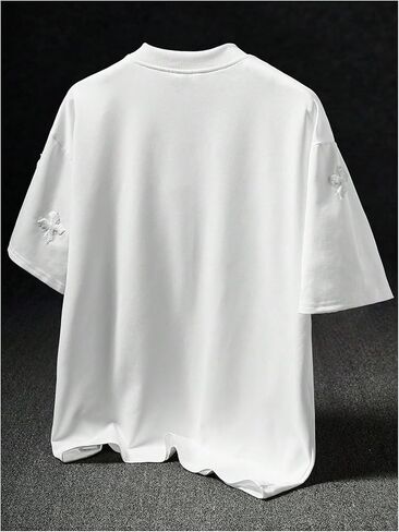 Verdusa Men's Y2k Basic Tees Streetwear Casual Drop Shoulder T Shirts in Saudi Arabia