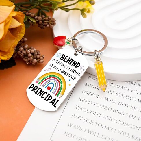 هدايا تقدير مدير المدرسة، هدايا مدير مساعد للنساء والرجال، أفكار هدايا يوم مديري المدارس، هدية عيد الميلاد لمديري المدارس خلف مدرسة عظيمة، هي سلسلة مفاتيح رائعة لمدير المدرسة in Kuwait