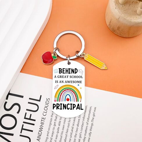 هدايا تقدير مدير المدرسة، هدايا مدير مساعد للنساء والرجال، أفكار هدايا يوم مديري المدارس، هدية عيد الميلاد لمديري المدارس خلف مدرسة عظيمة، هي سلسلة مفاتيح رائعة لمدير المدرسة in Kuwait