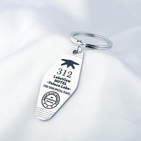 SEIRAA Lake View Hotel Keychain Lake View Gifts Toluca Lake Find Your Special Place Jewelry Horror Game Keychain in Saudi Arabia