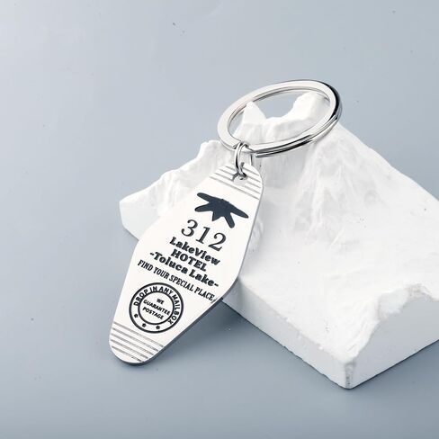SEIRAA Lake View Hotel Keychain Lake View Gifts Toluca Lake Find Your Special Place Jewelry Horror Game Keychain in Saudi Arabia
