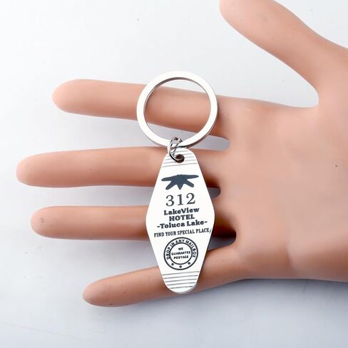 SEIRAA Lake View Hotel Keychain Lake View Gifts Toluca Lake Find Your Special Place Jewelry Horror Game Keychain in Saudi Arabia