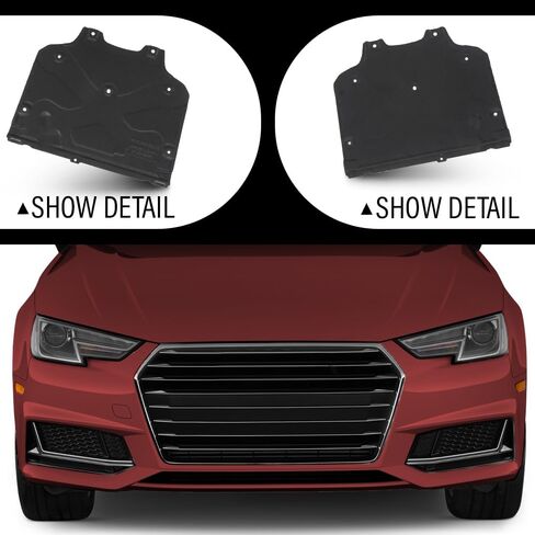 ANDPLAY Engine Splash Shield Compatible with Audi S4 2018-2023 / A4 2017-2020 Fit Audi A4 Quattro 2017-2023 / allroad 2017-2023 8W0863822B Underbody Splash Guard Under Cover in Kuwait